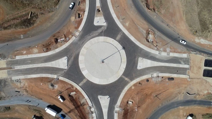 Roads and Building